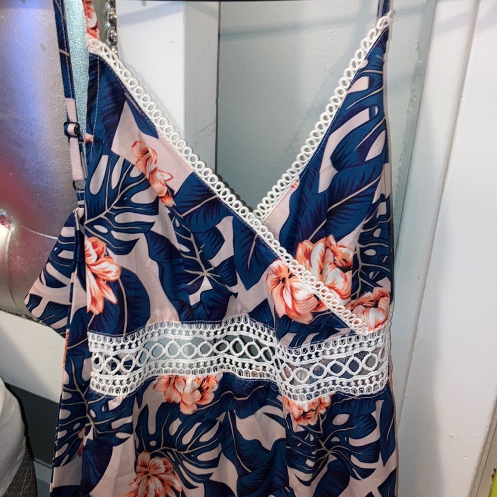 a floral romper
